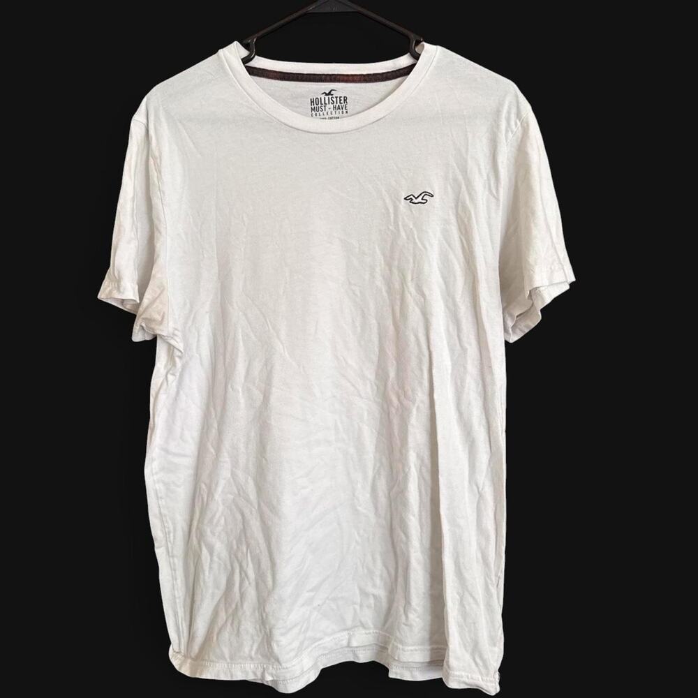 White hollister co t shirt hollister